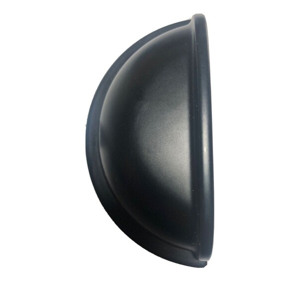 10 pcs  Cosmas Flat Black Cabinet Hardware Cup Pulls (3.0 O.C. )( 1.6" x 3.5") - Picture 2 of 7